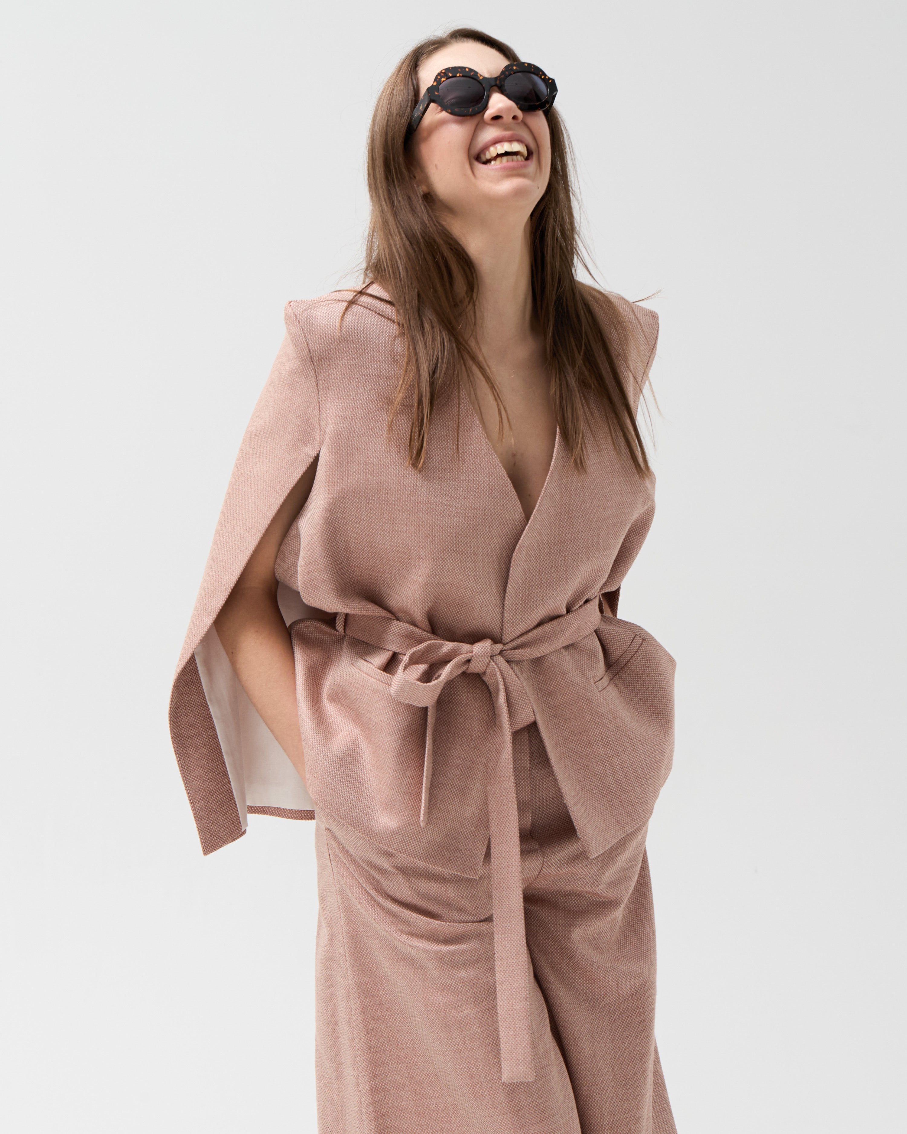 Marynarka"Crème de Champagne Rosé"