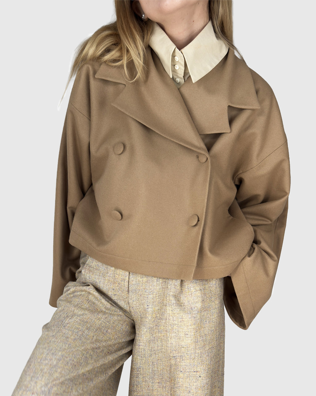 "Beige Bloom" Jacket