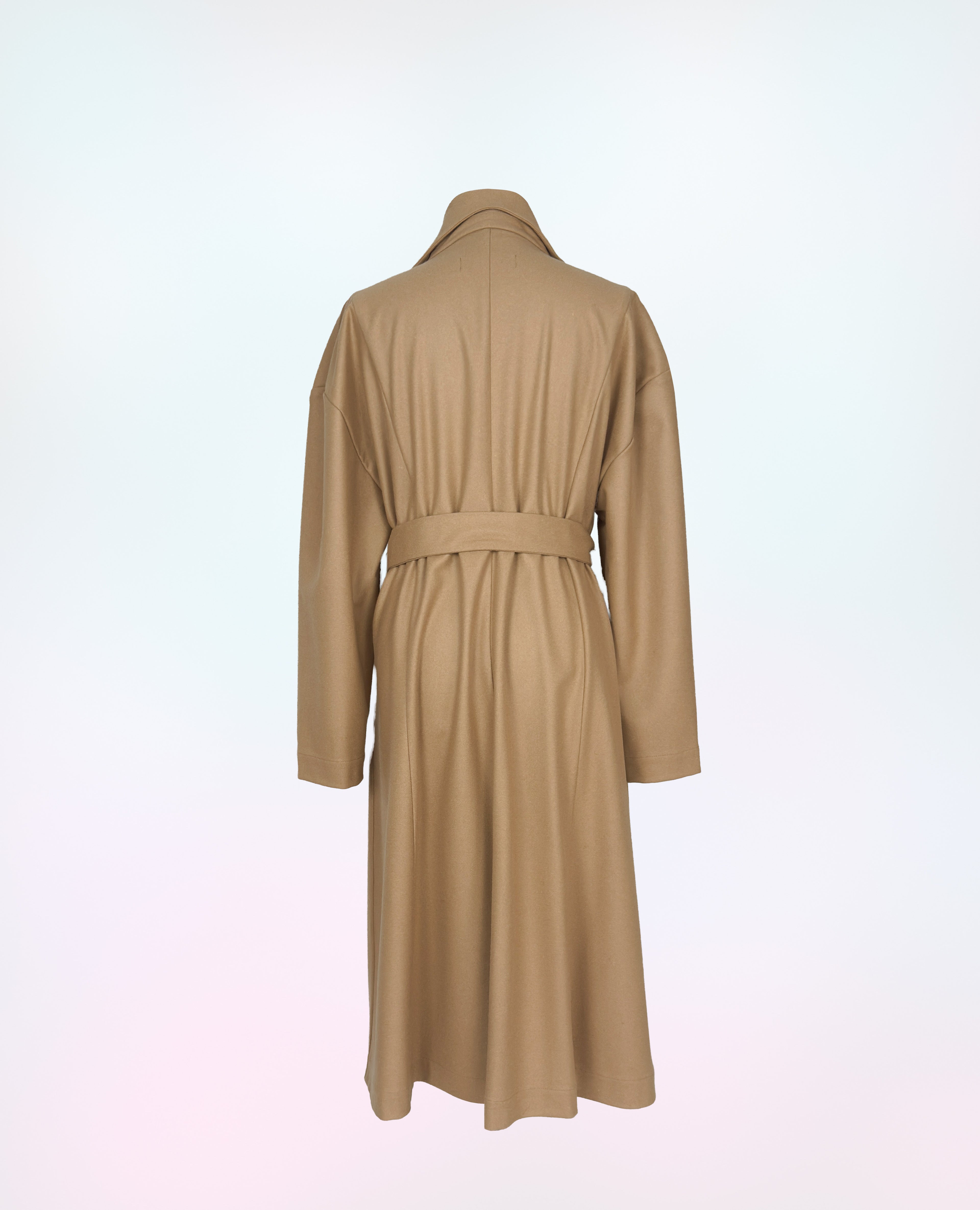 Płaszcz "Beige bloom"