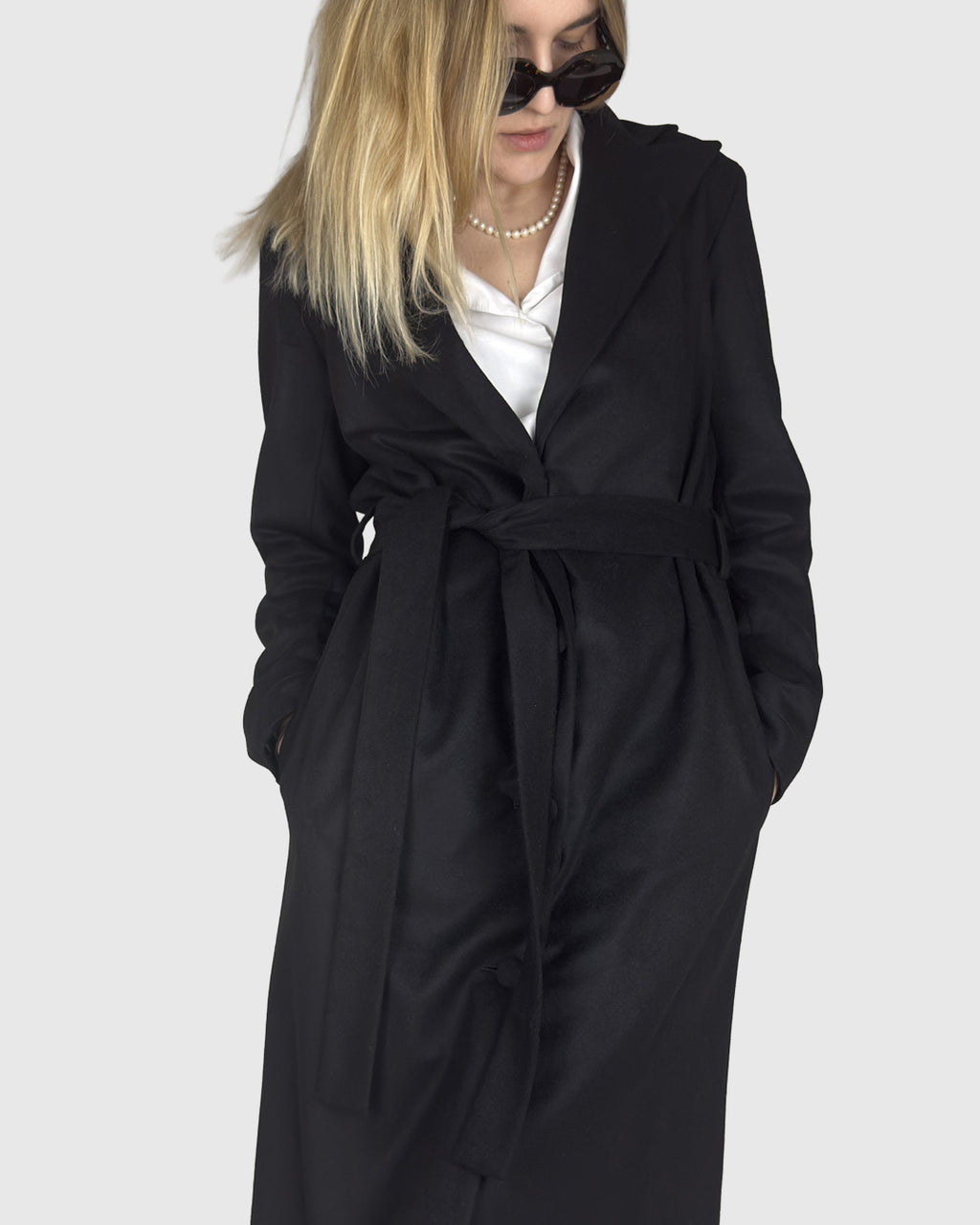 "Black Raven" coat – Italian "baby wool"