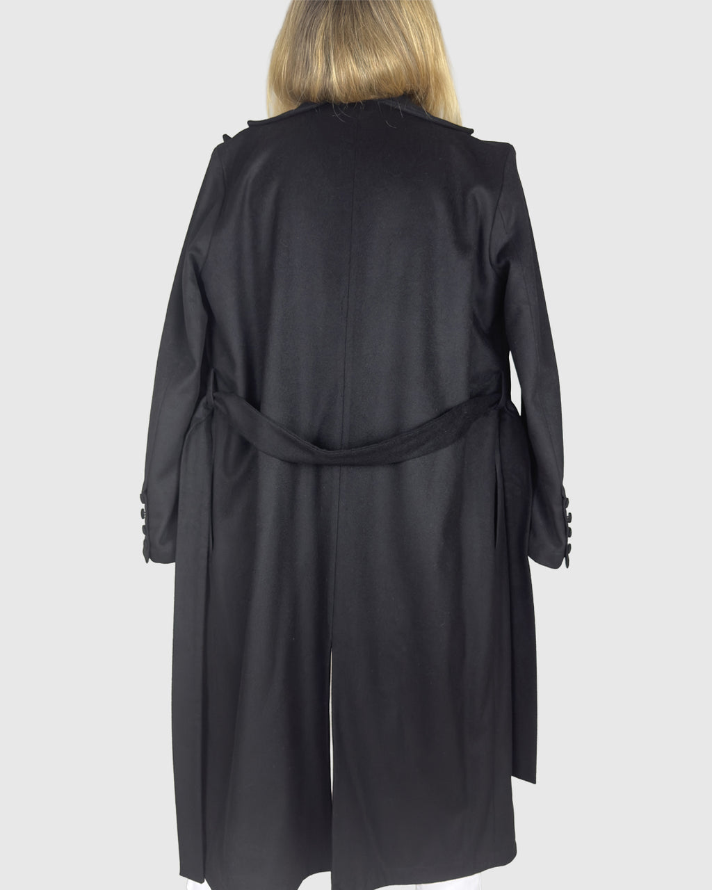 "Black Raven" coat – Italian "baby wool"