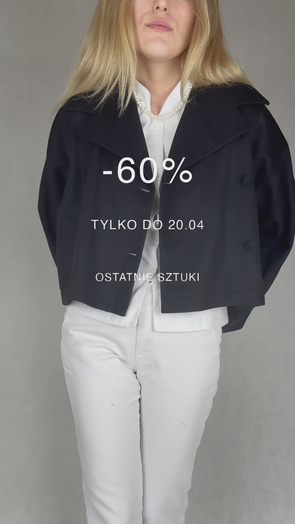 Kurtka "Black Raven" – włoska wełna "baby wool"