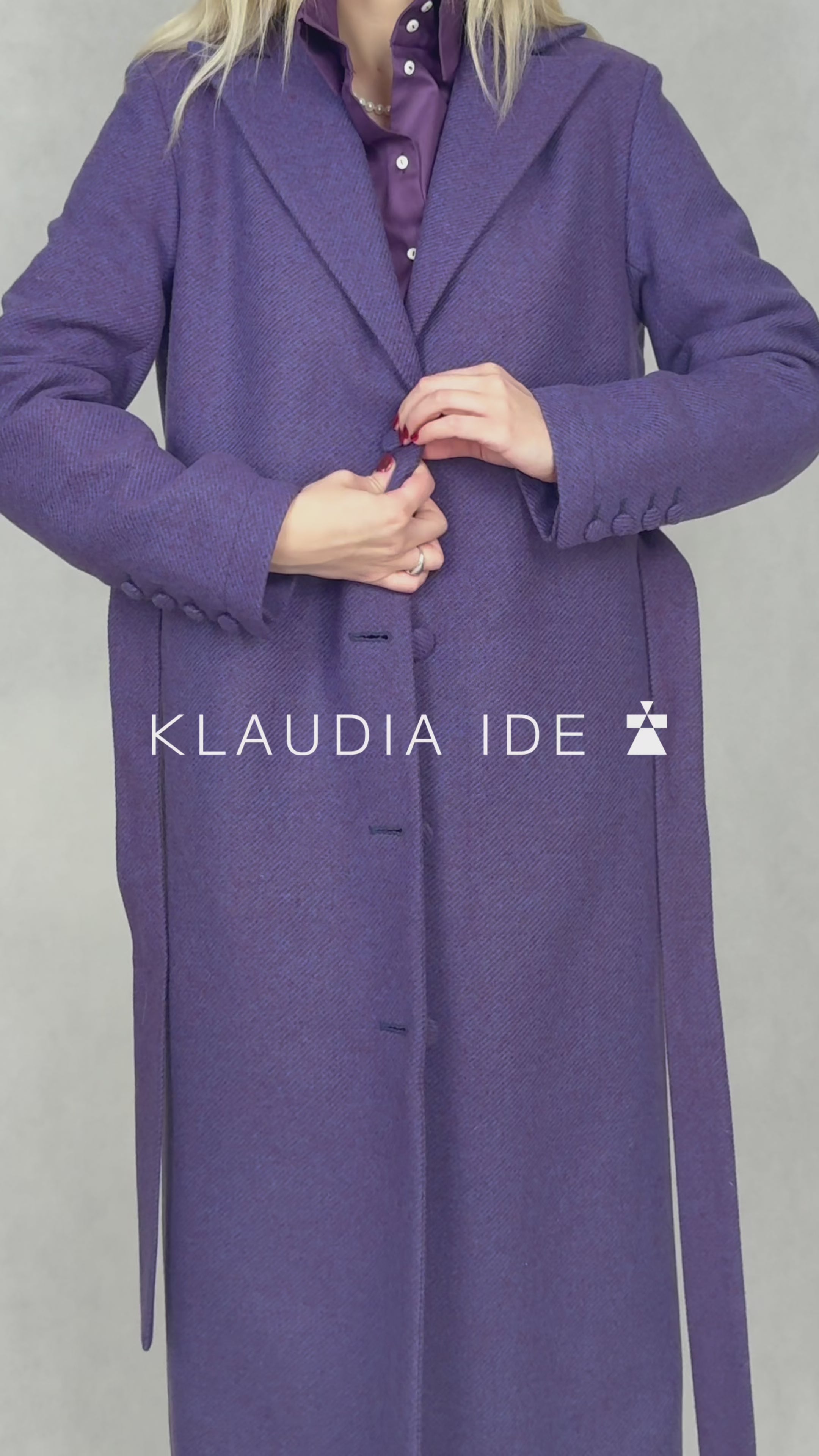 Płaszcz "Purple No°1"