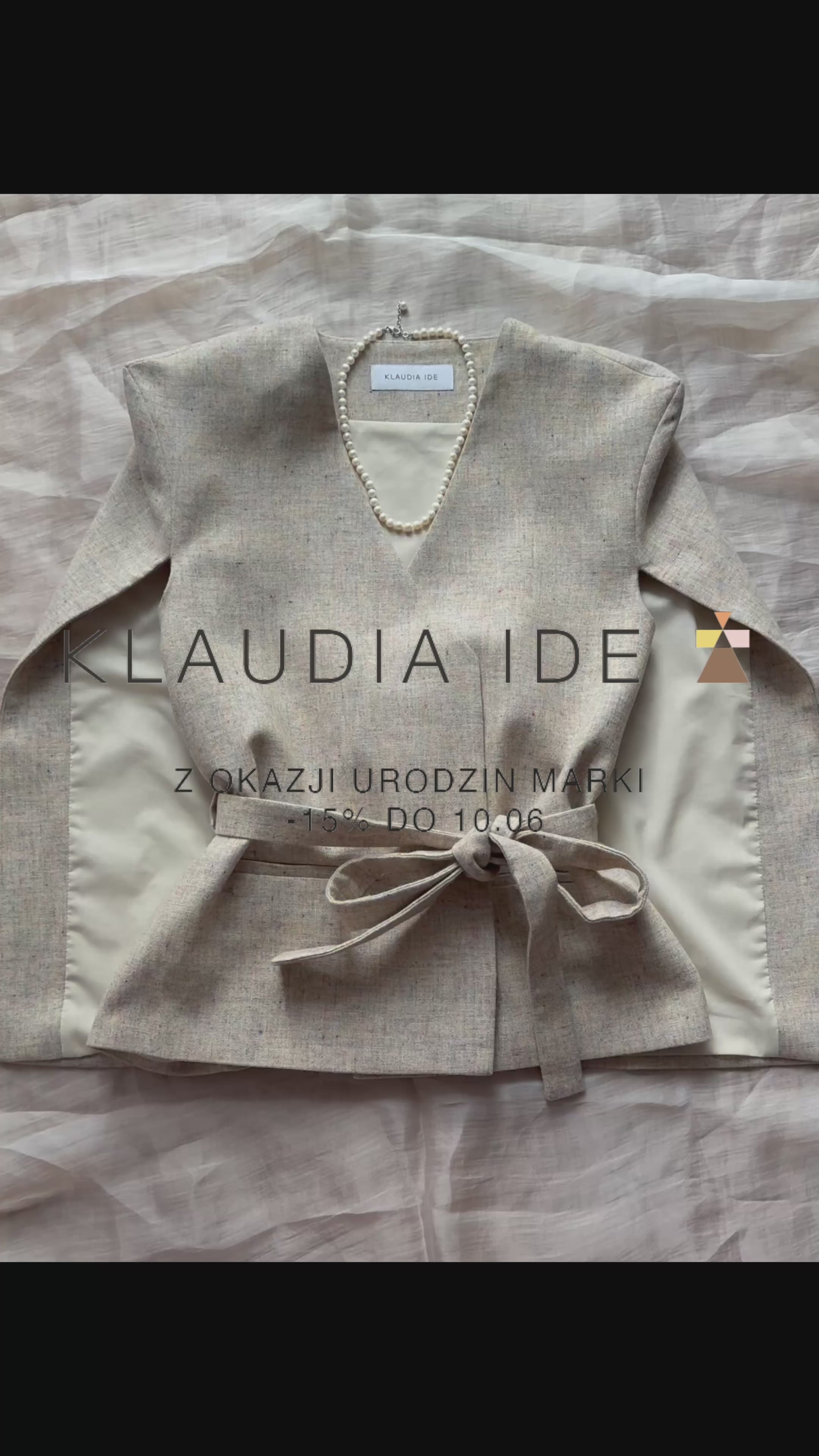 Marynarka "Crème d’Amande" - 100% włoska wełna