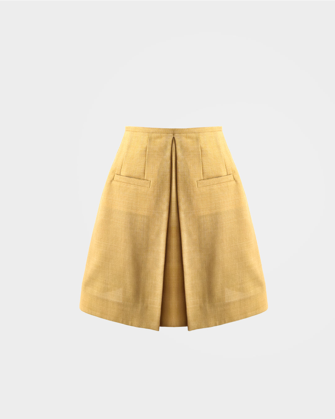 "Crème de Mirabelle" skirt - 100% Italian wool