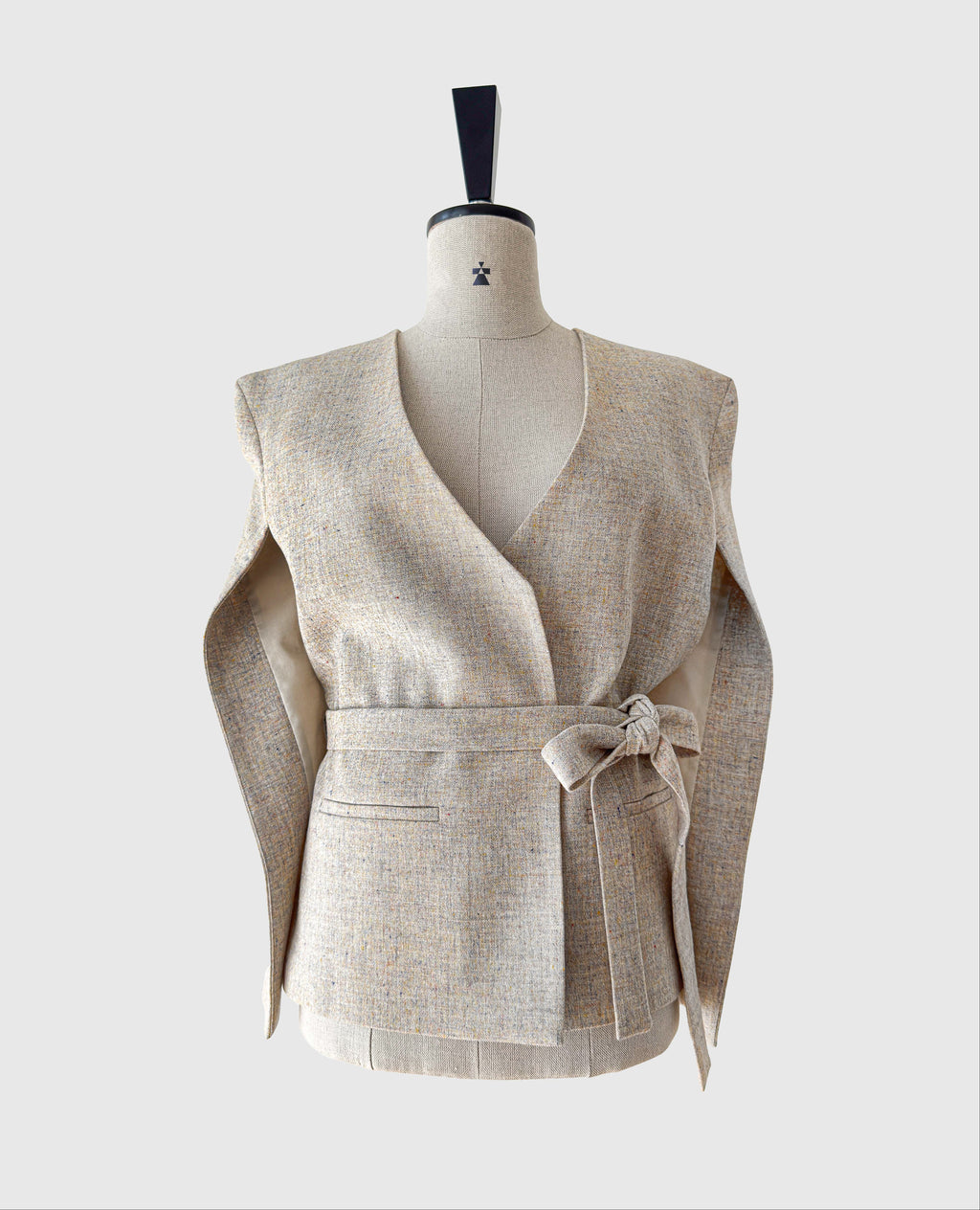 "Crème d’Amande" blazer - 100% Italian wool